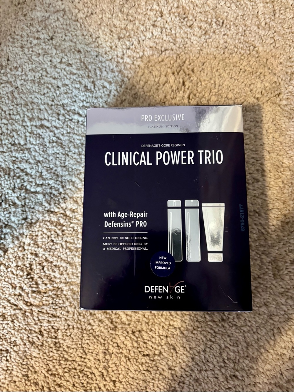 Defenage Pro 2 piece Age-Repair Skincare Set - only cream and serum. No scrub